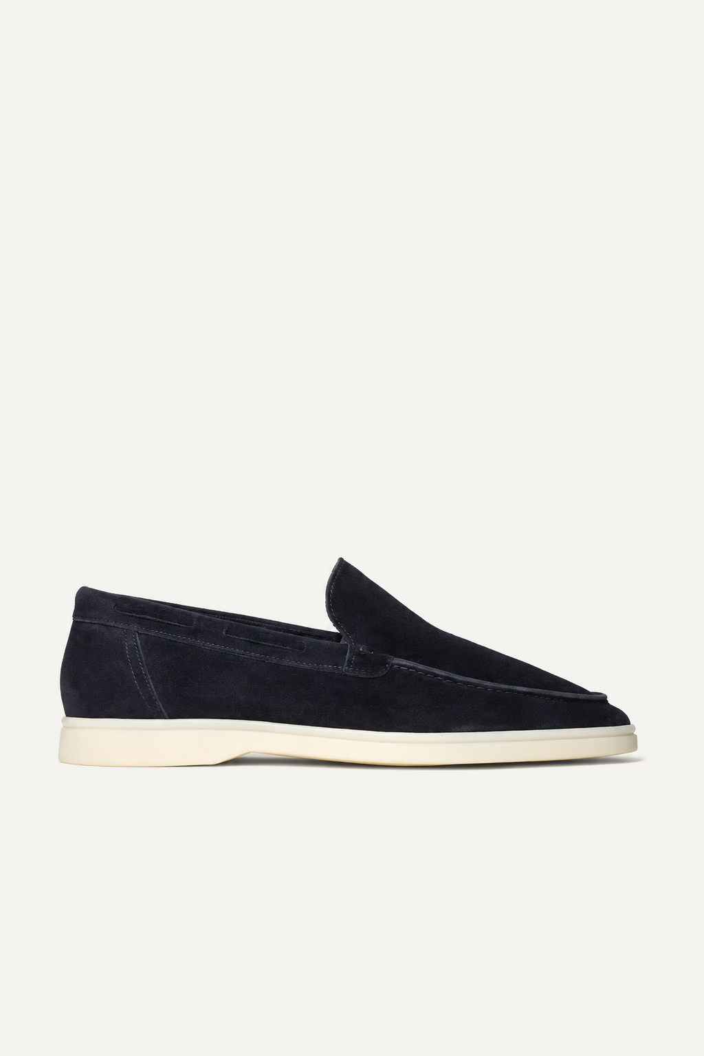 Classic Suede Loafer Navy Blue