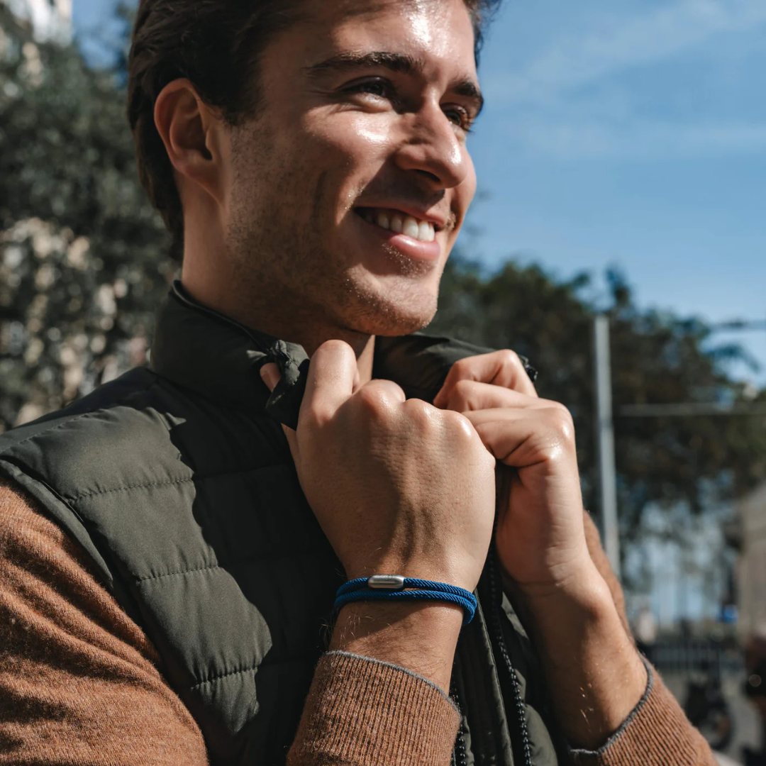 Harbor Light Blue men's bracelet – Rivo Coast