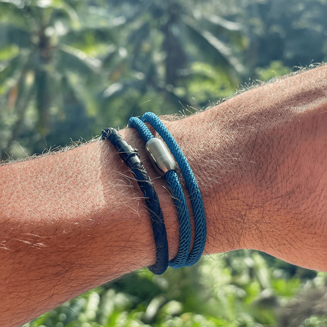 Harbor Light Blue men's bracelet – Rivo Coast