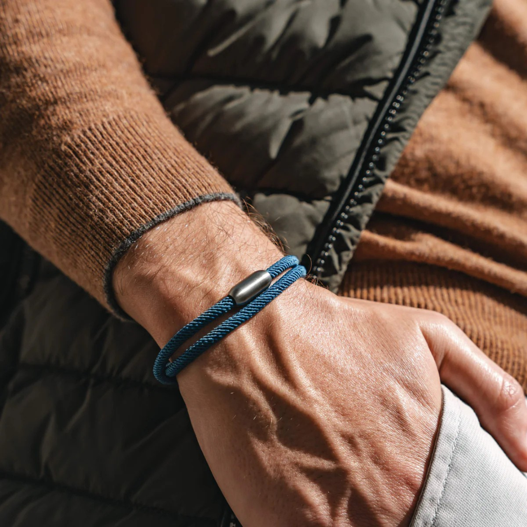 Harbor Light Blue men's bracelet – Rivo Coast