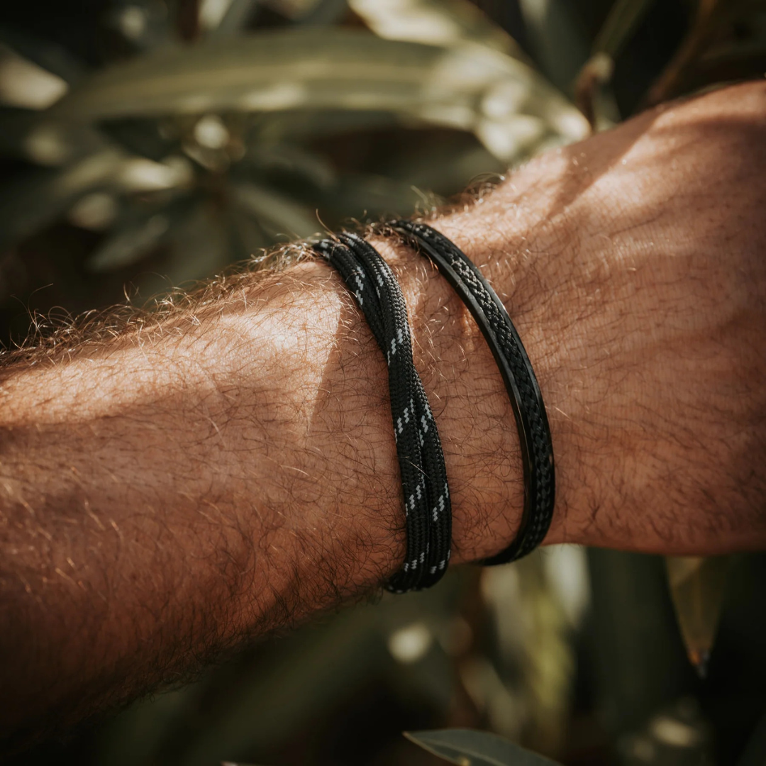 Reef Black men's bracelet – Rivo Coast