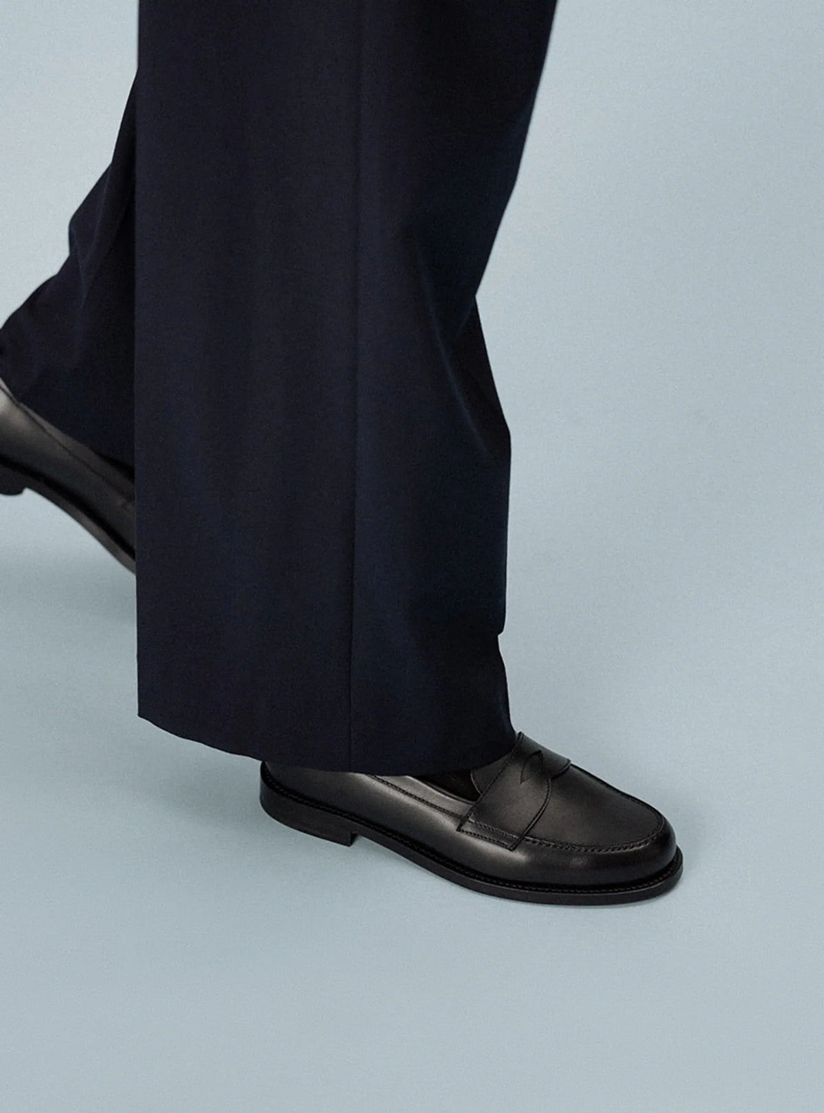 The Ivy Loafer - Black Calf
