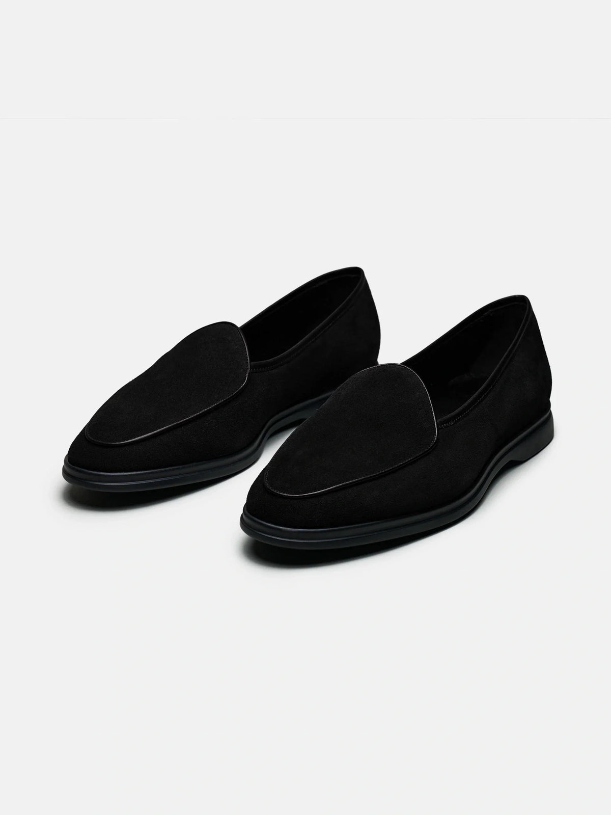 The Belgian Loafer - Black Suede