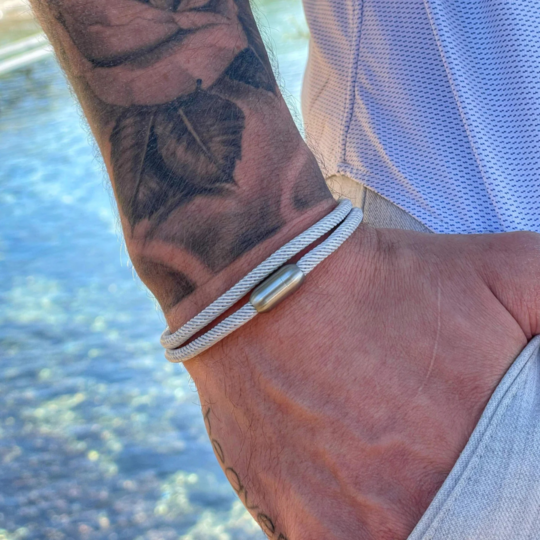 Harbor Gray men's bracelet – Rivo Coast