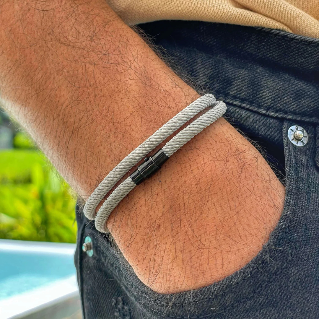 Swell Gray men's bracelet – Rivo Coast