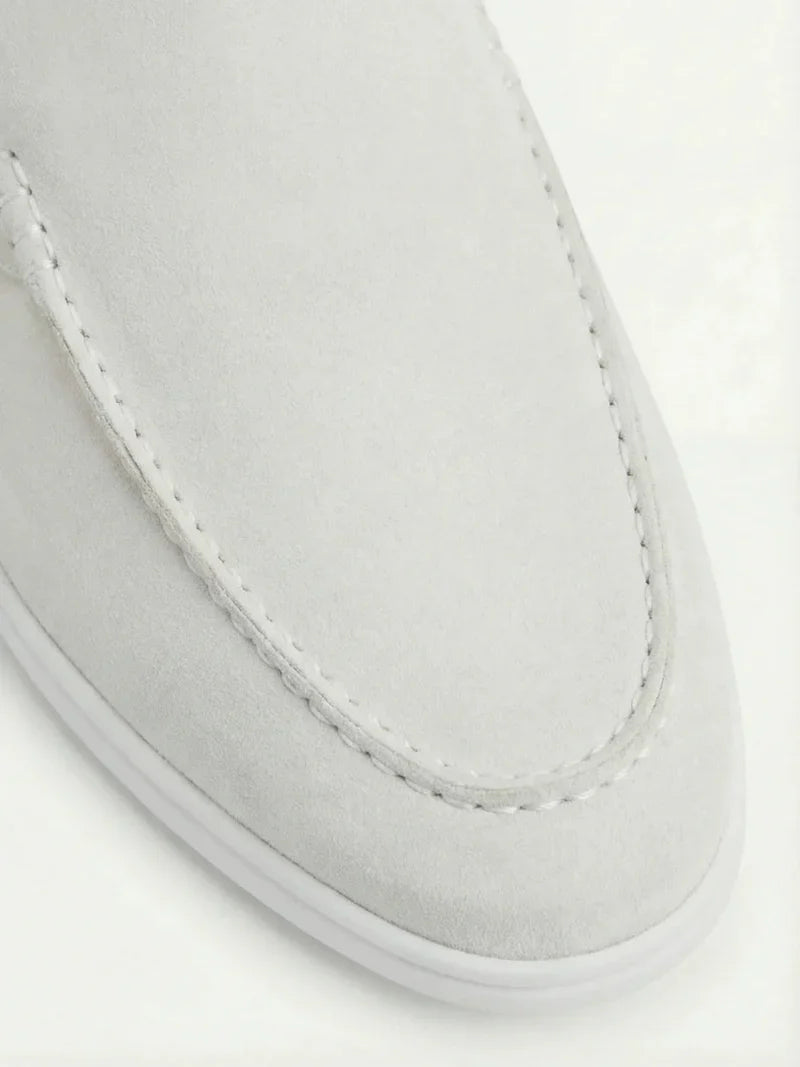 White Yacht Suede Mule