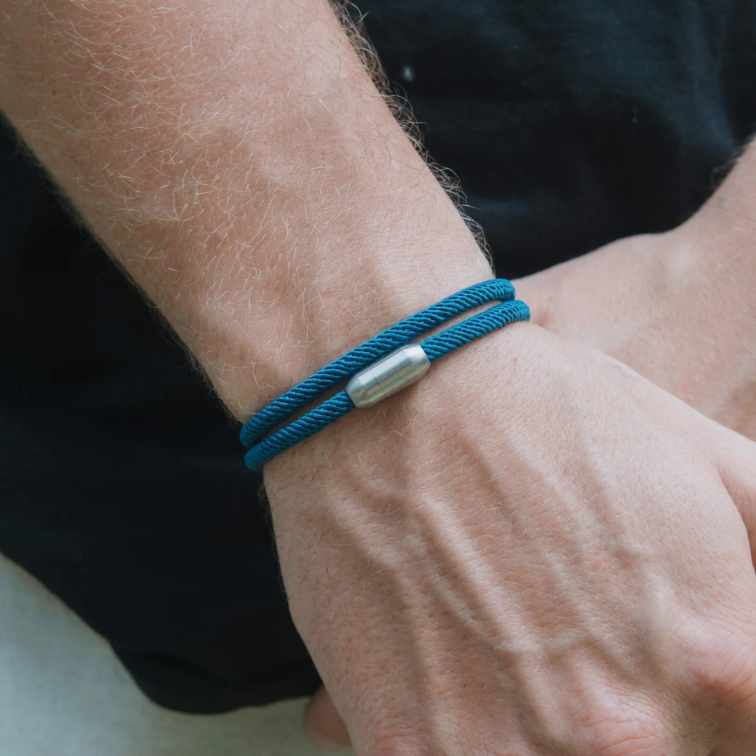 Harbor Light Blue men's bracelet – Rivo Coast