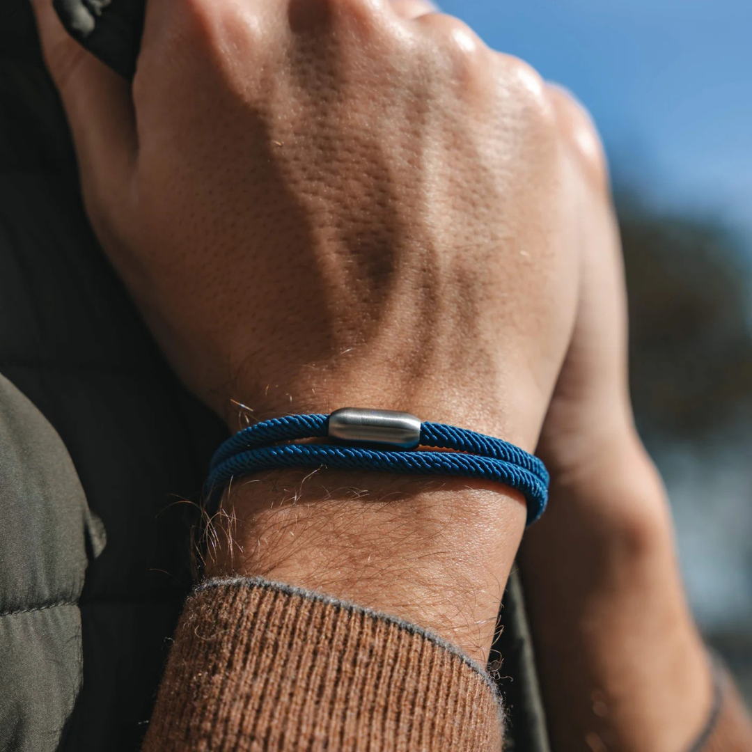Harbor Light Blue men's bracelet – Rivo Coast