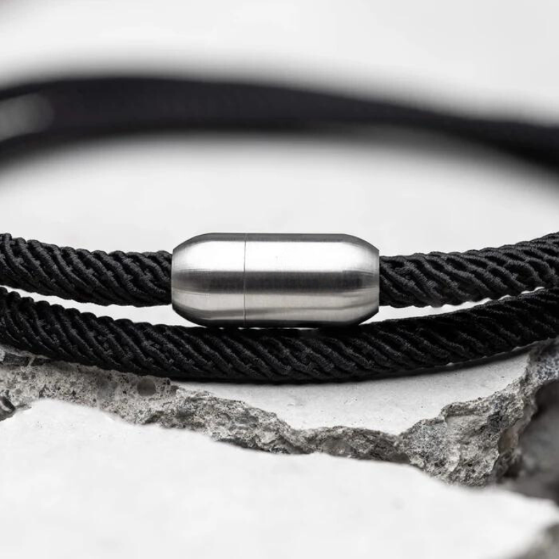 Harbor Black men's bracelet – Rivo Coast
