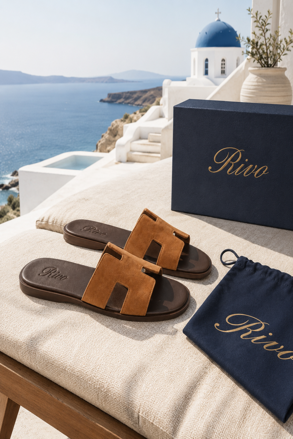 Coastal Suede Sandal Brown