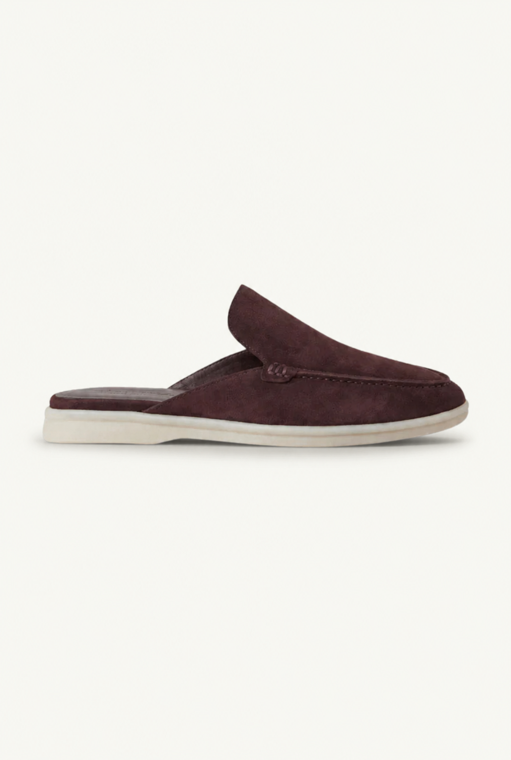Coffee Yacht Suede Mule