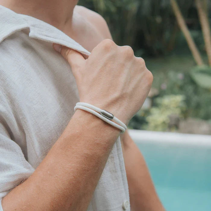 Harbor White men's bracelet – Rivo Coast