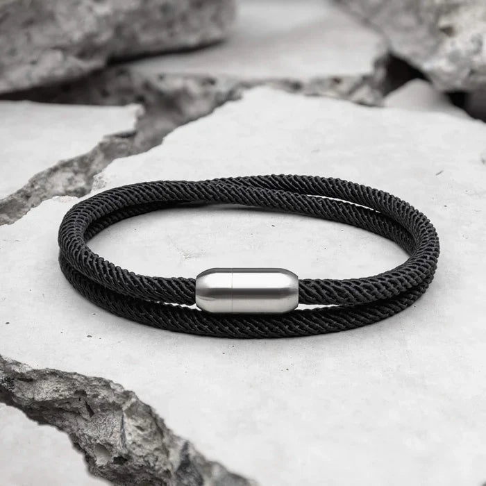 Harbor Black men's bracelet – Rivo Coast