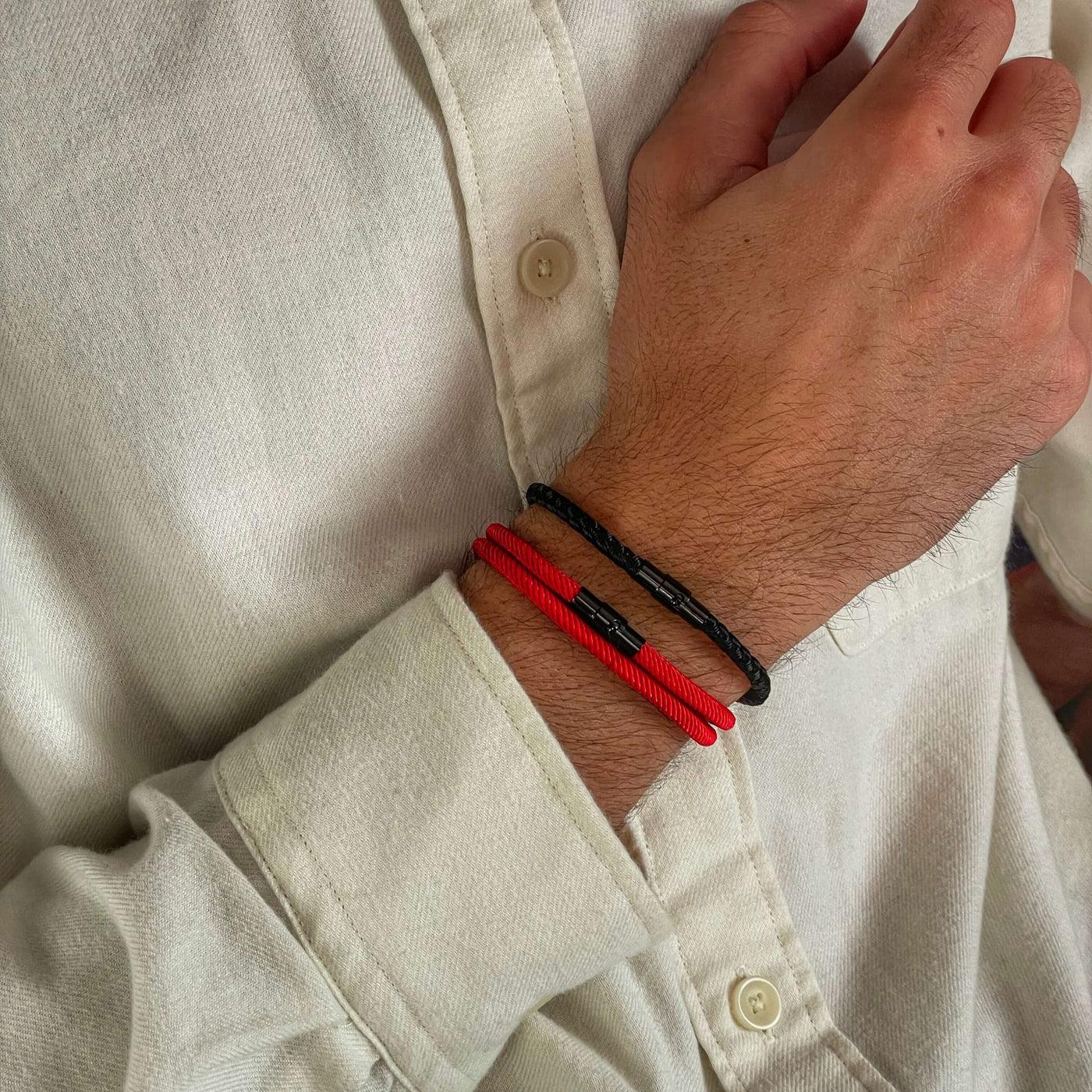 Swell Red men's bracelet – Rivo Coast