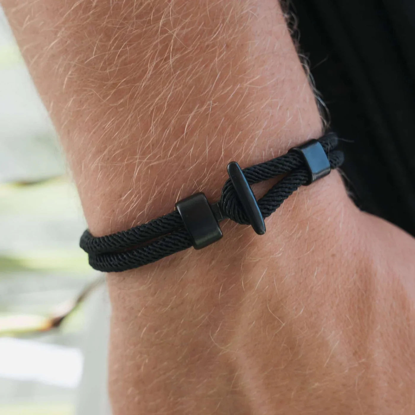 Slate Black men's bracelet – Rivo Coast