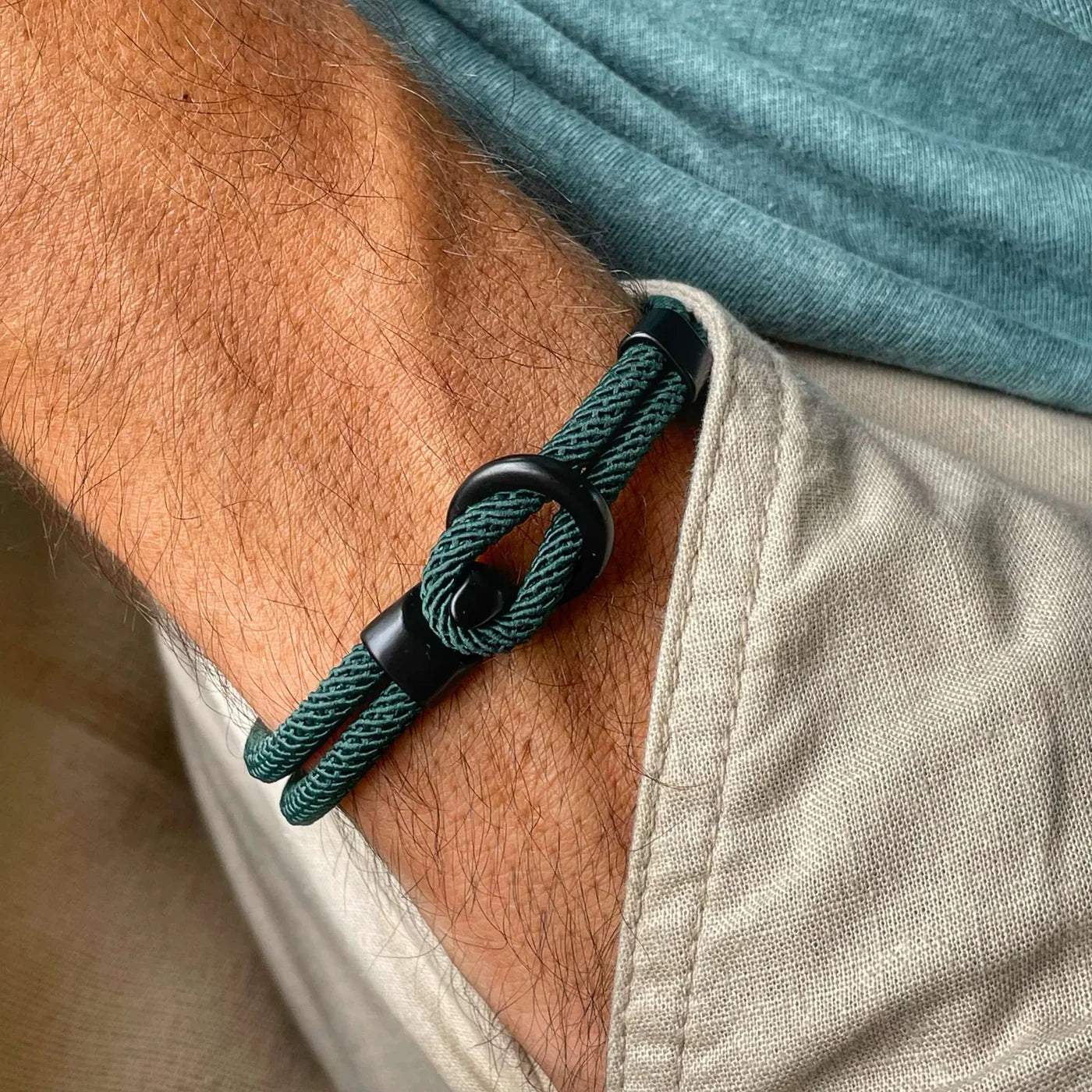 Drift Green men's bracelet – Rivo Coast