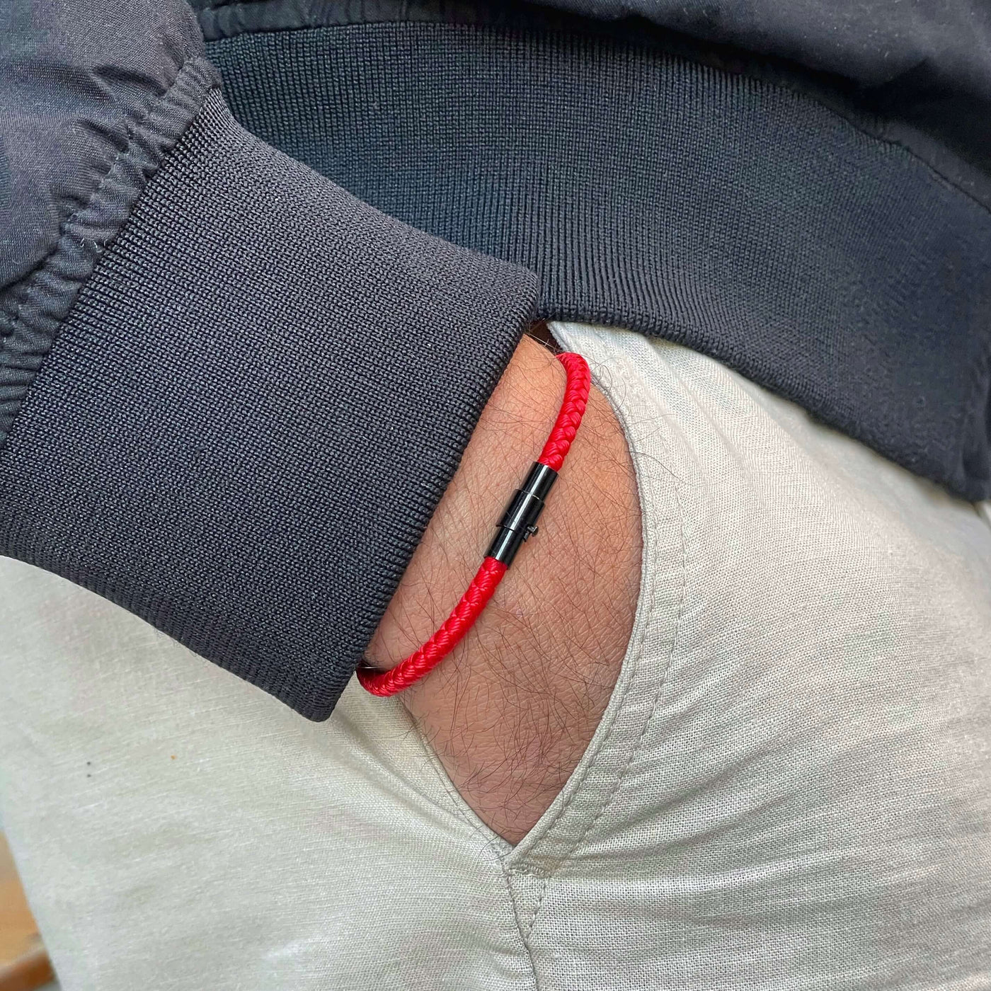Lanyard Red men's bracelet – Rivo Coast