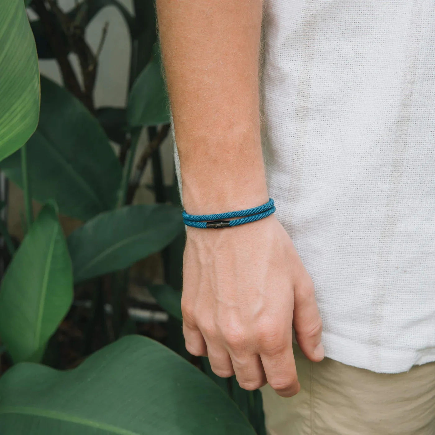Swell Dark Blue men's bracelet – Rivo Coast