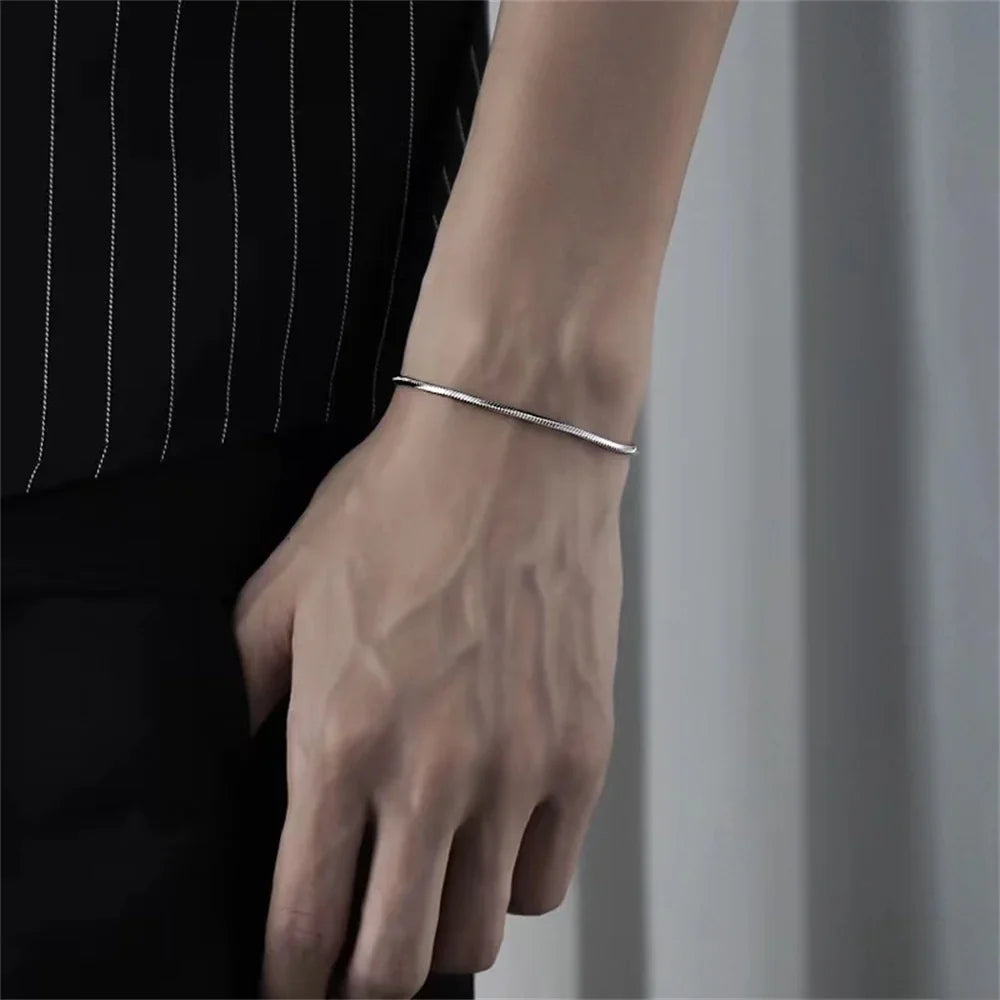 Forge Silver men's bracelet – Rivo Coast
