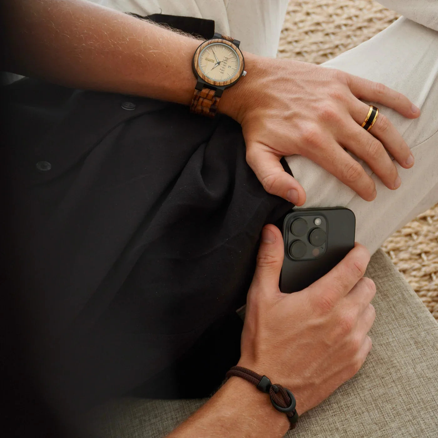 Drift Brown men's bracelet – Rivo Coast