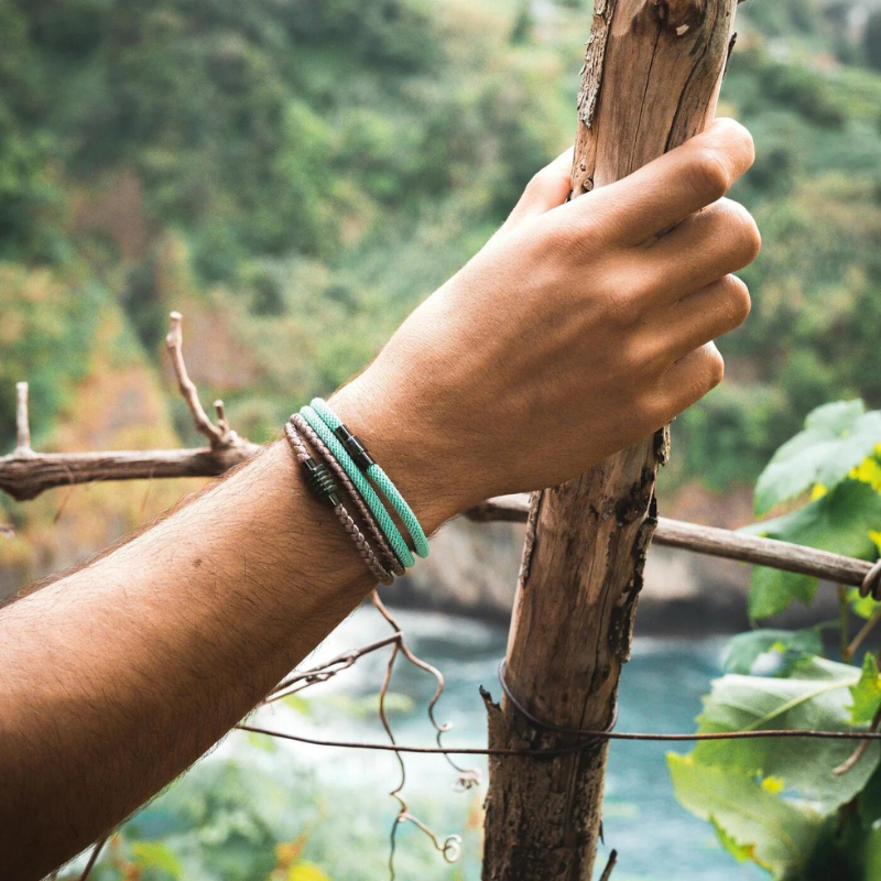 Swell Light Blue men's bracelet – Rivo Coast