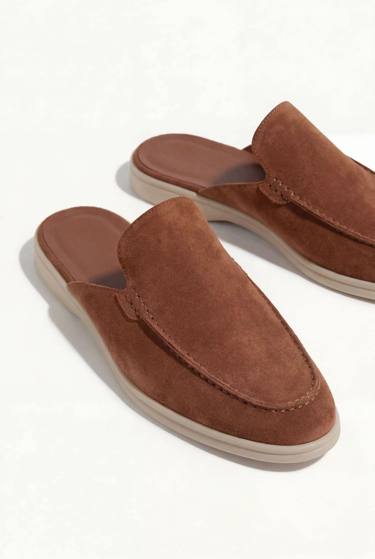 Maroon Yacht Suede Mule
