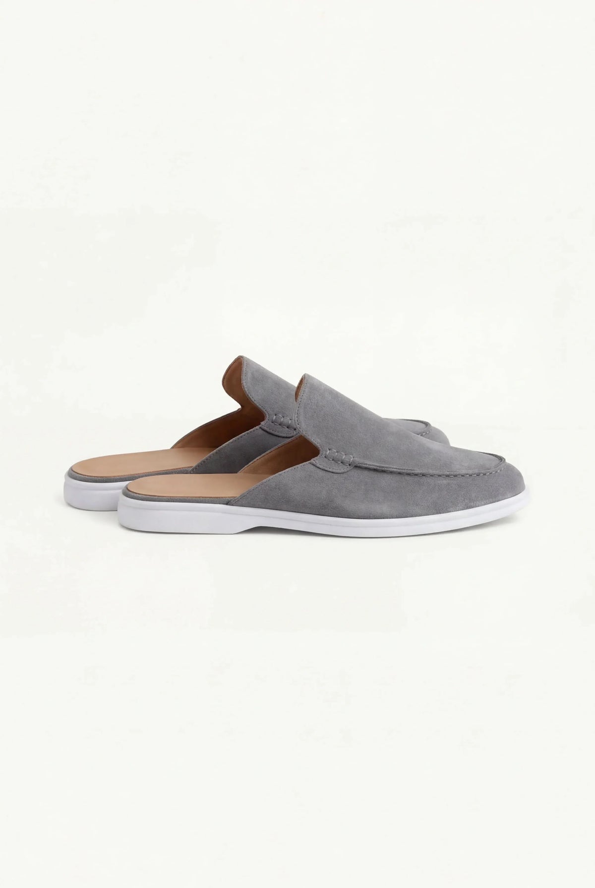 Grey Yacht Suede Mule