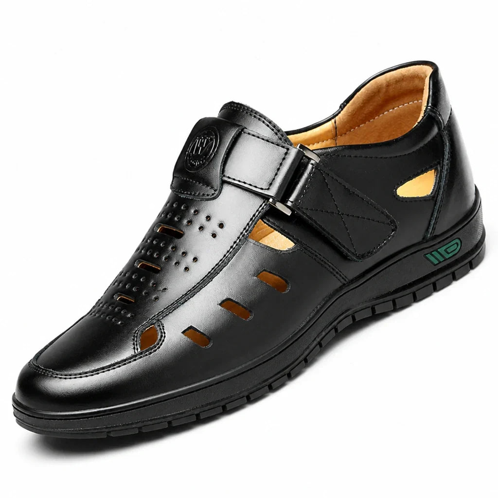 The Benoit Leather Sandal