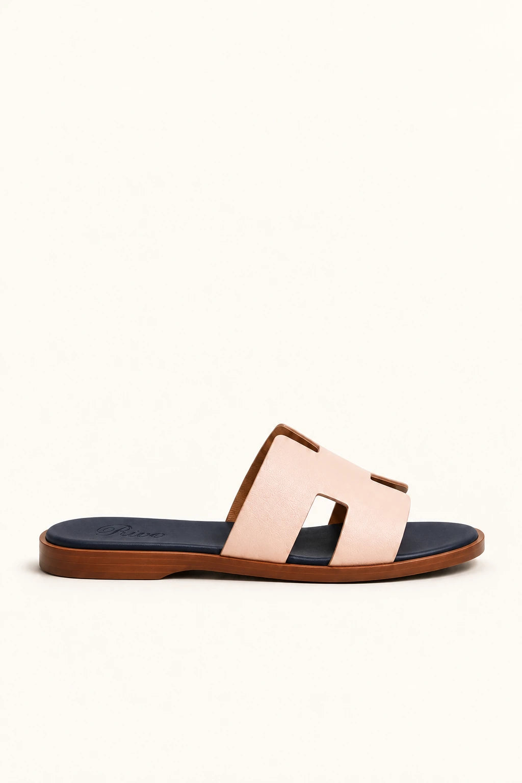 Riviera Leather Sandal Blush