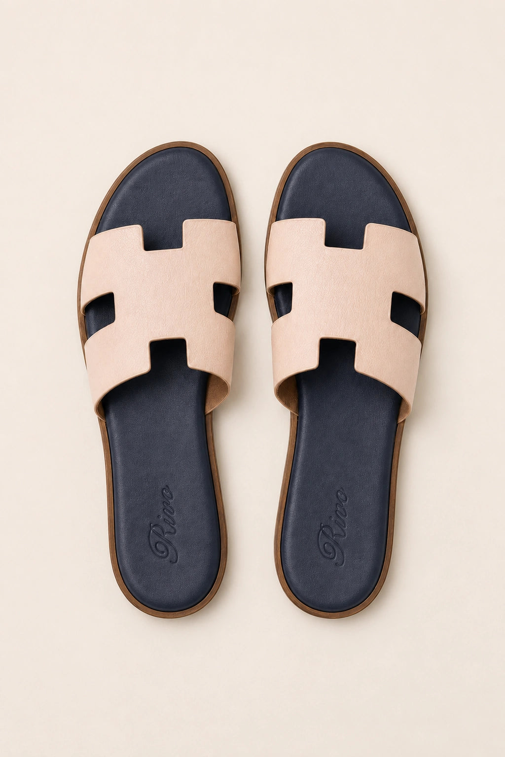 Riviera Leather Sandal Blush
