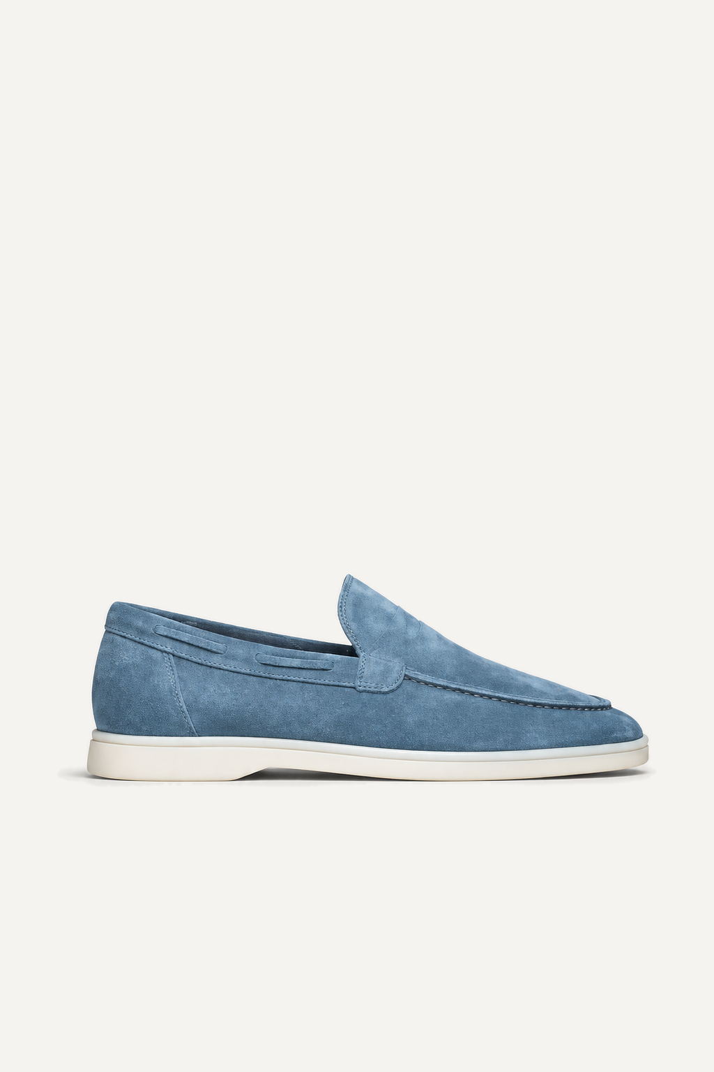 Classic Suede Loafer Ocean Blue