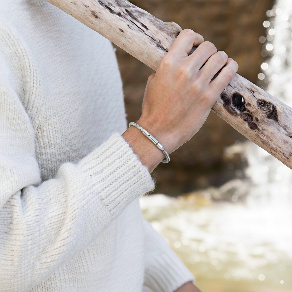 Helm Silver men's bracelet – Rivo Coast