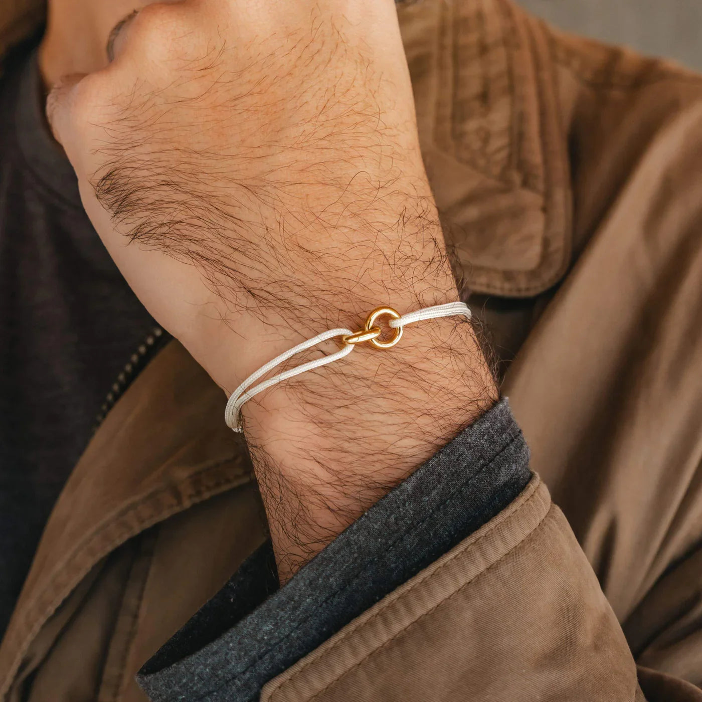 Orbital White men's bracelet – Rivo Coast