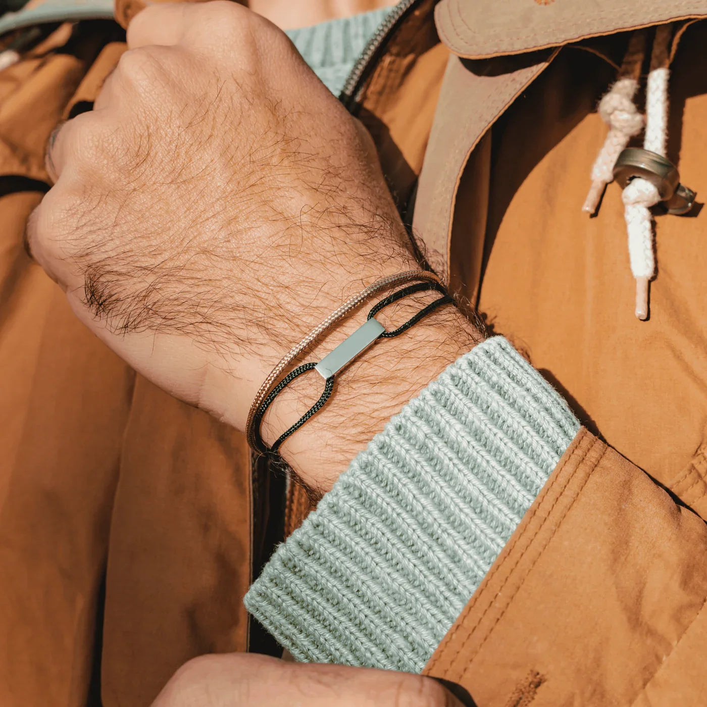 Beacon Black men's bracelet – Rivo Coast