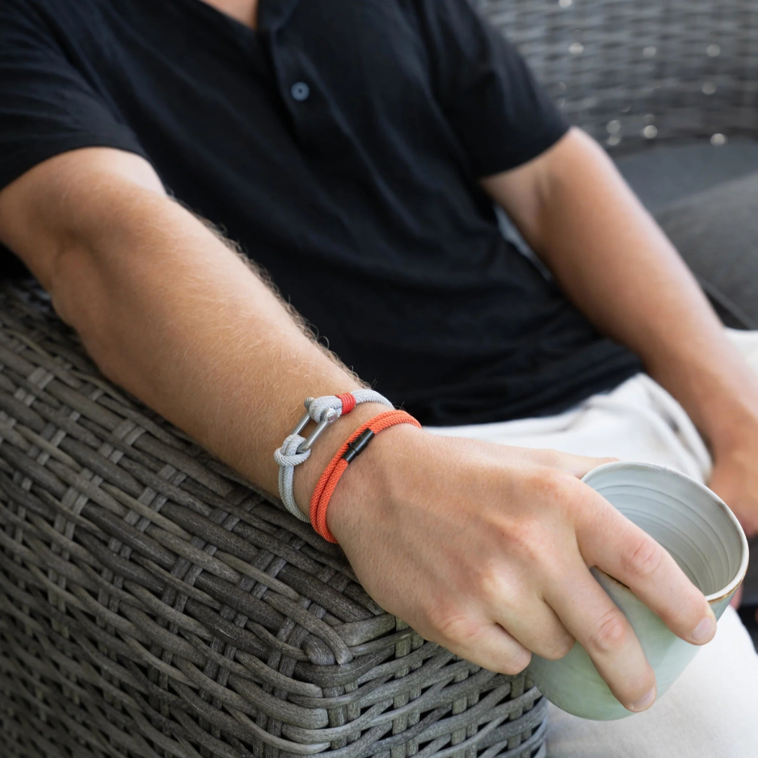 Swell Orange men's bracelet – Rivo Coast