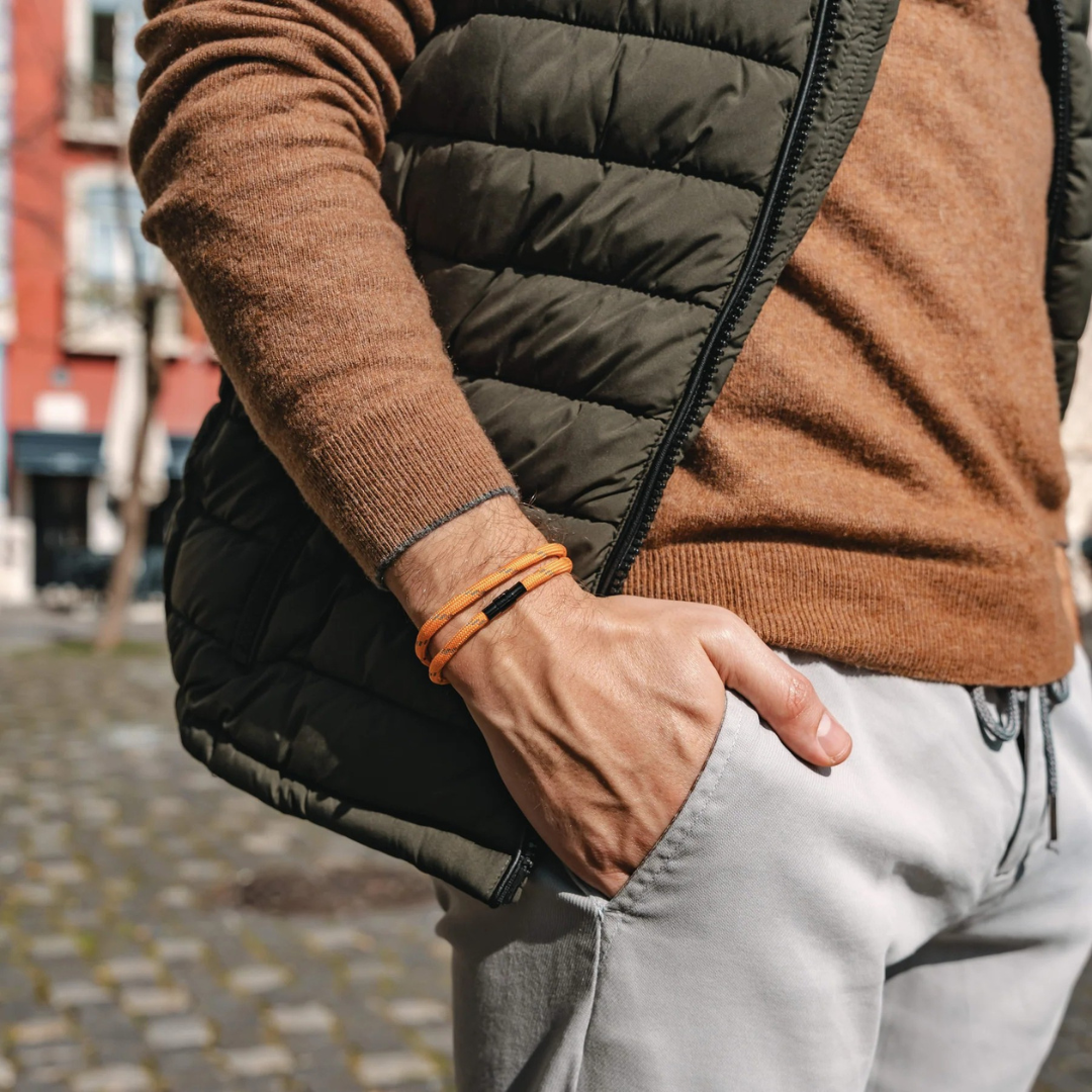 Reef Orange men's bracelet – Rivo Coast