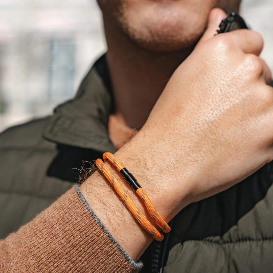 Reef Orange men's bracelet – Rivo Coast