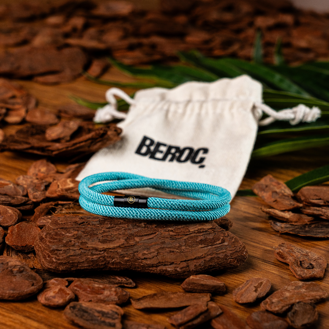 Swell Light Blue men's bracelet – Rivo Coast