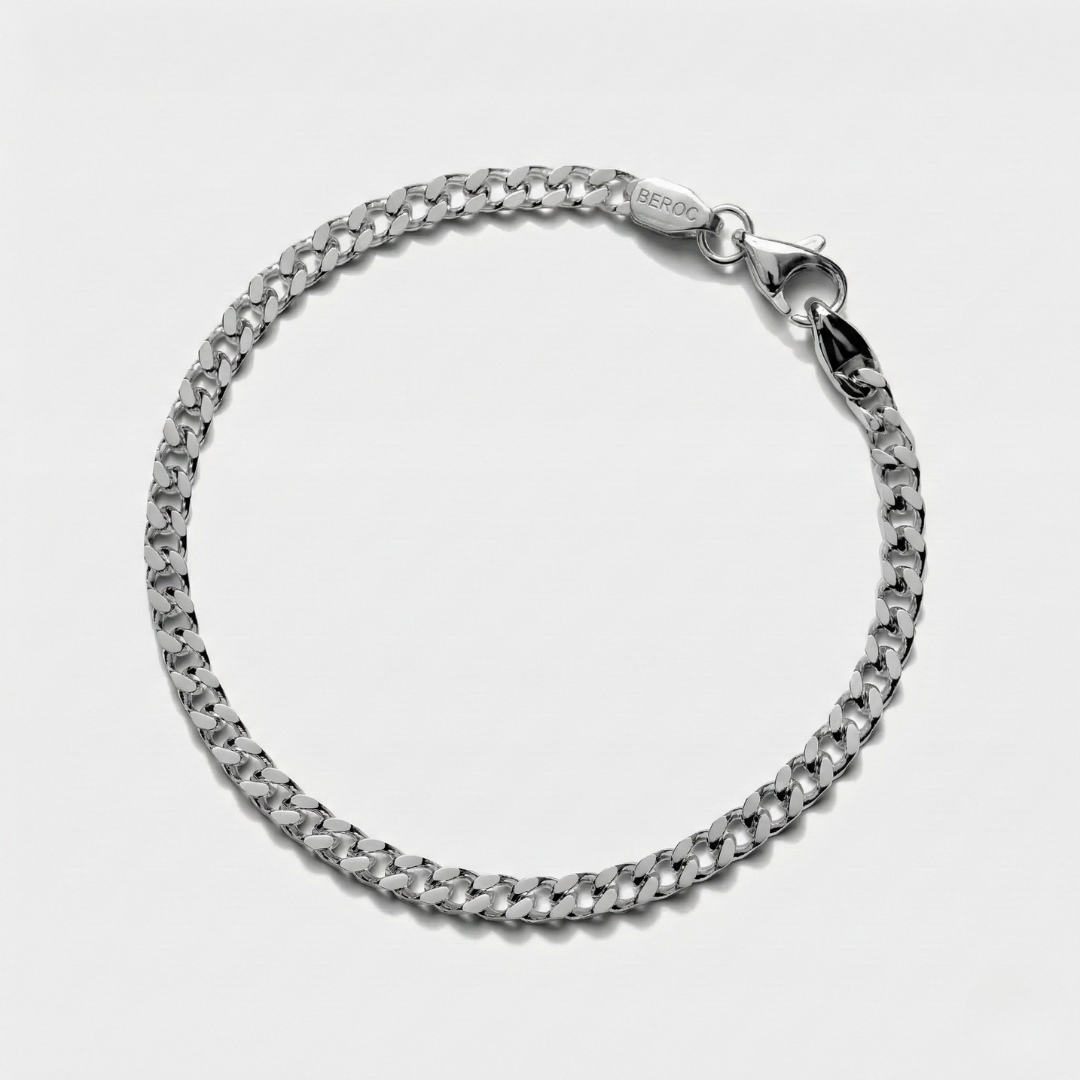 Cuban Silver men's bracelet – Rivo Coast