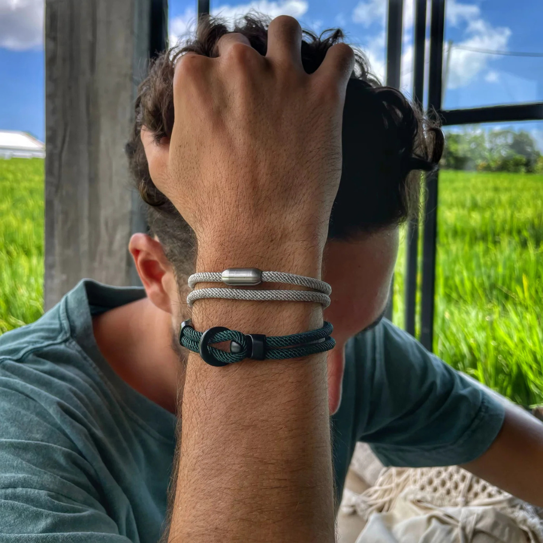 Harbor Gray men's bracelet – Rivo Coast