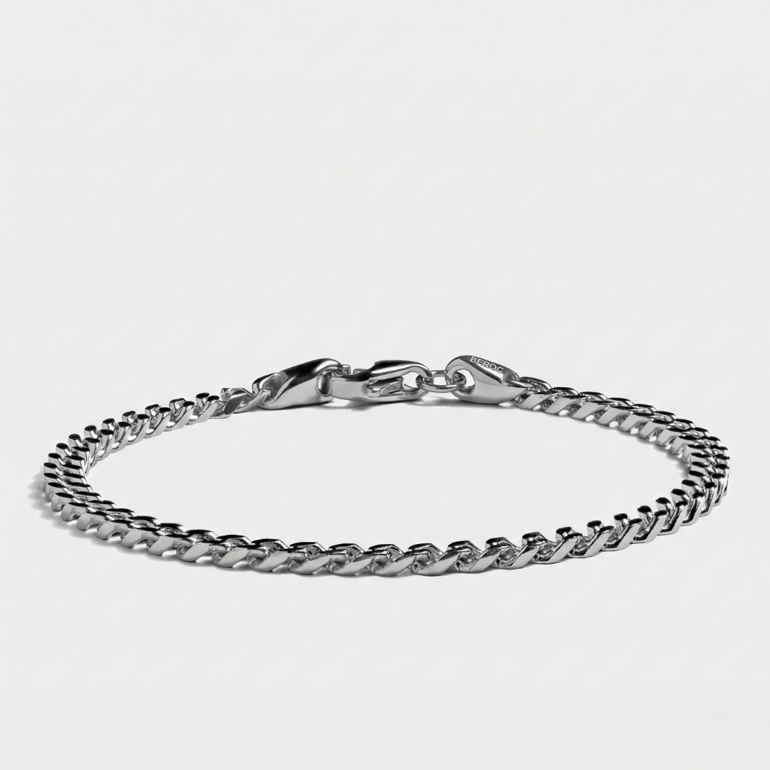 Cuban Silver men's bracelet – Rivo Coast