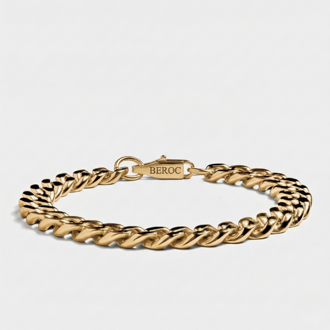Cuban Gold men's bracelet – Rivo Coast