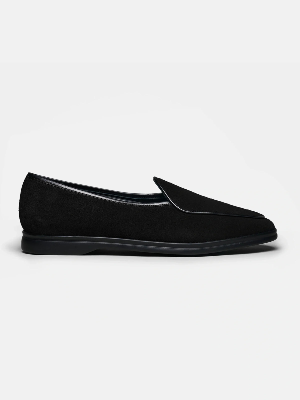 The Belgian Loafer - Black Suede