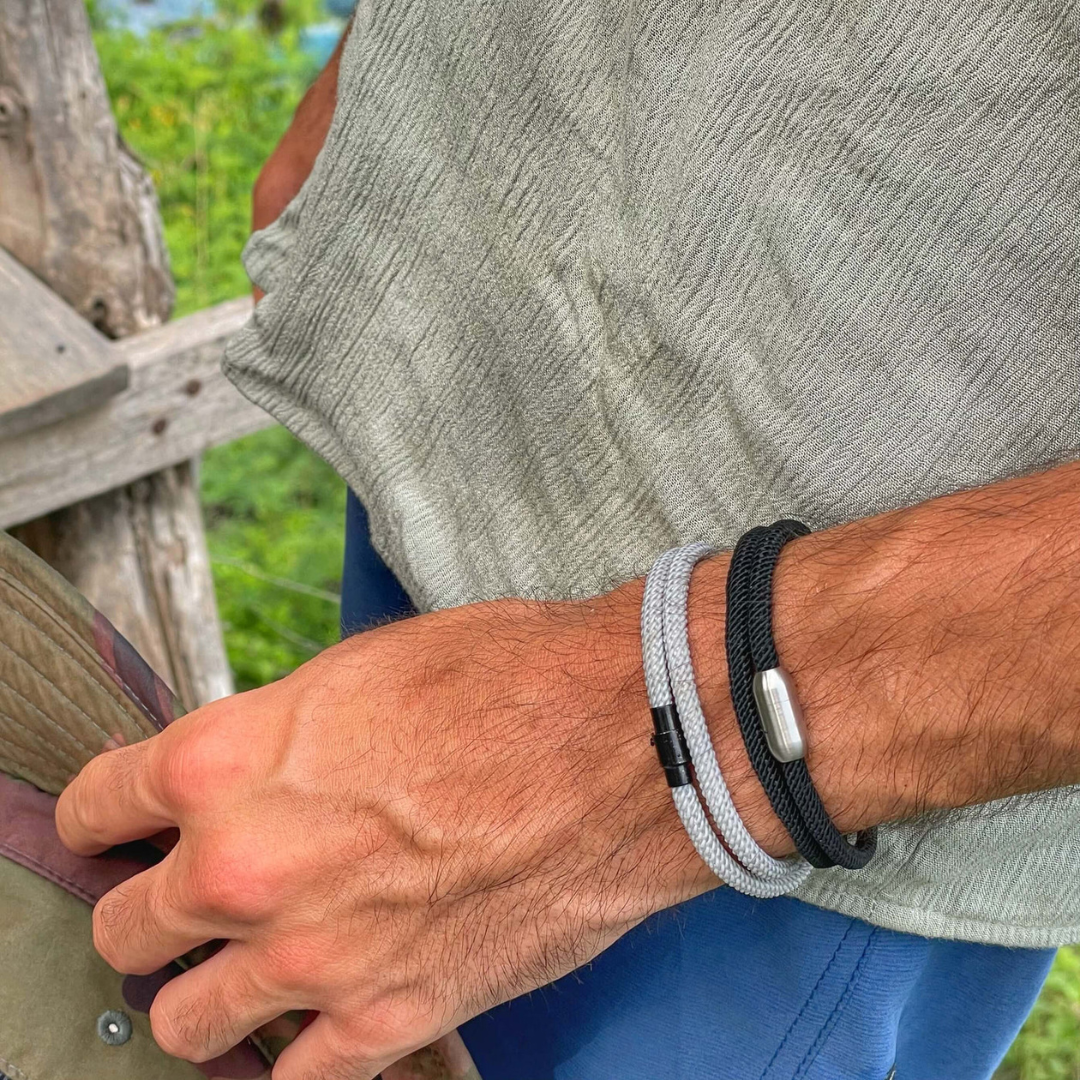 Swell Gray men's bracelet – Rivo Coast