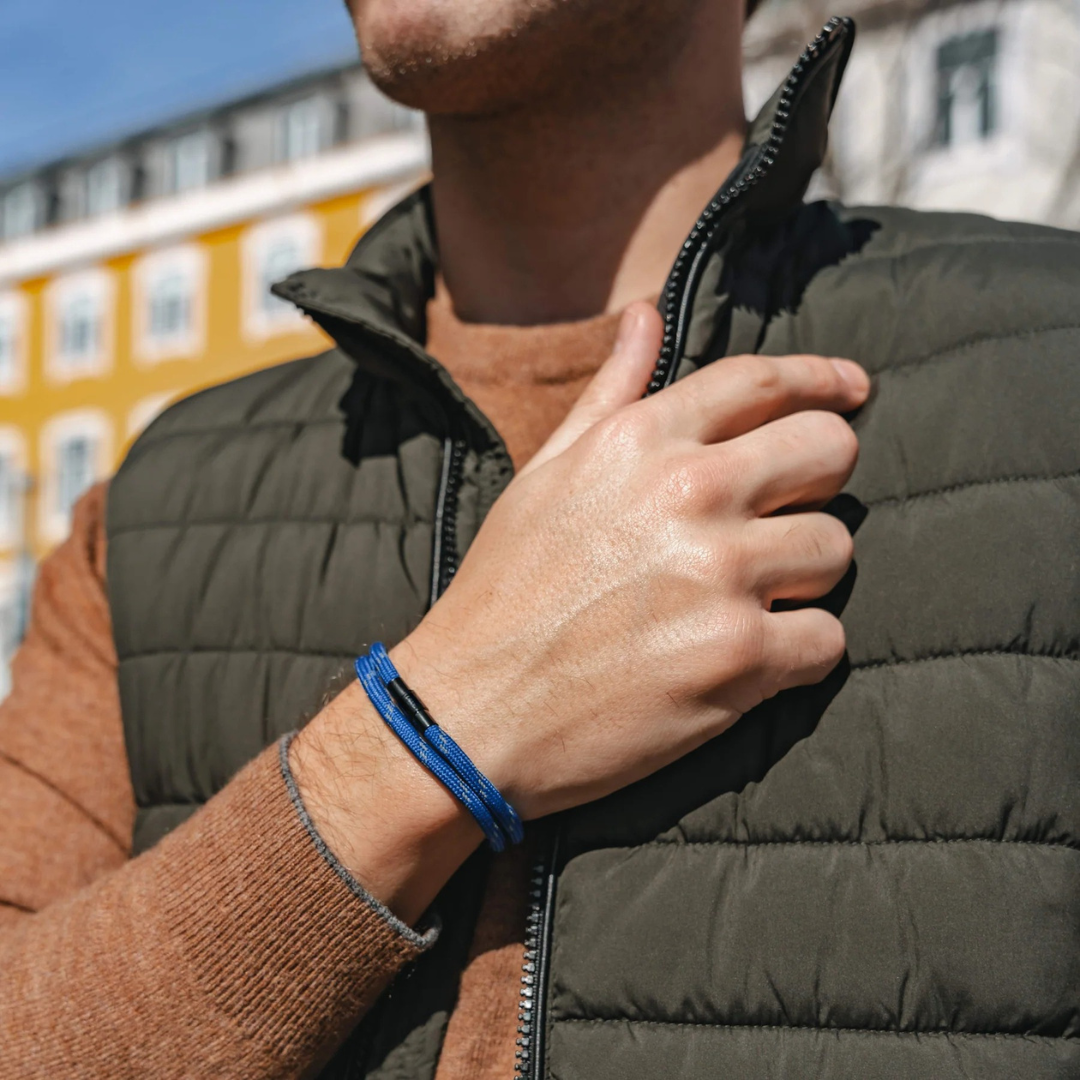 Reef Dark Blue men's bracelet – Rivo Coast