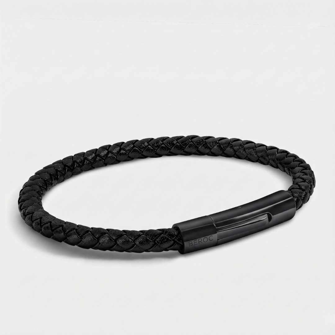 Eclipse All Black men's bracelet – Rivo Coast