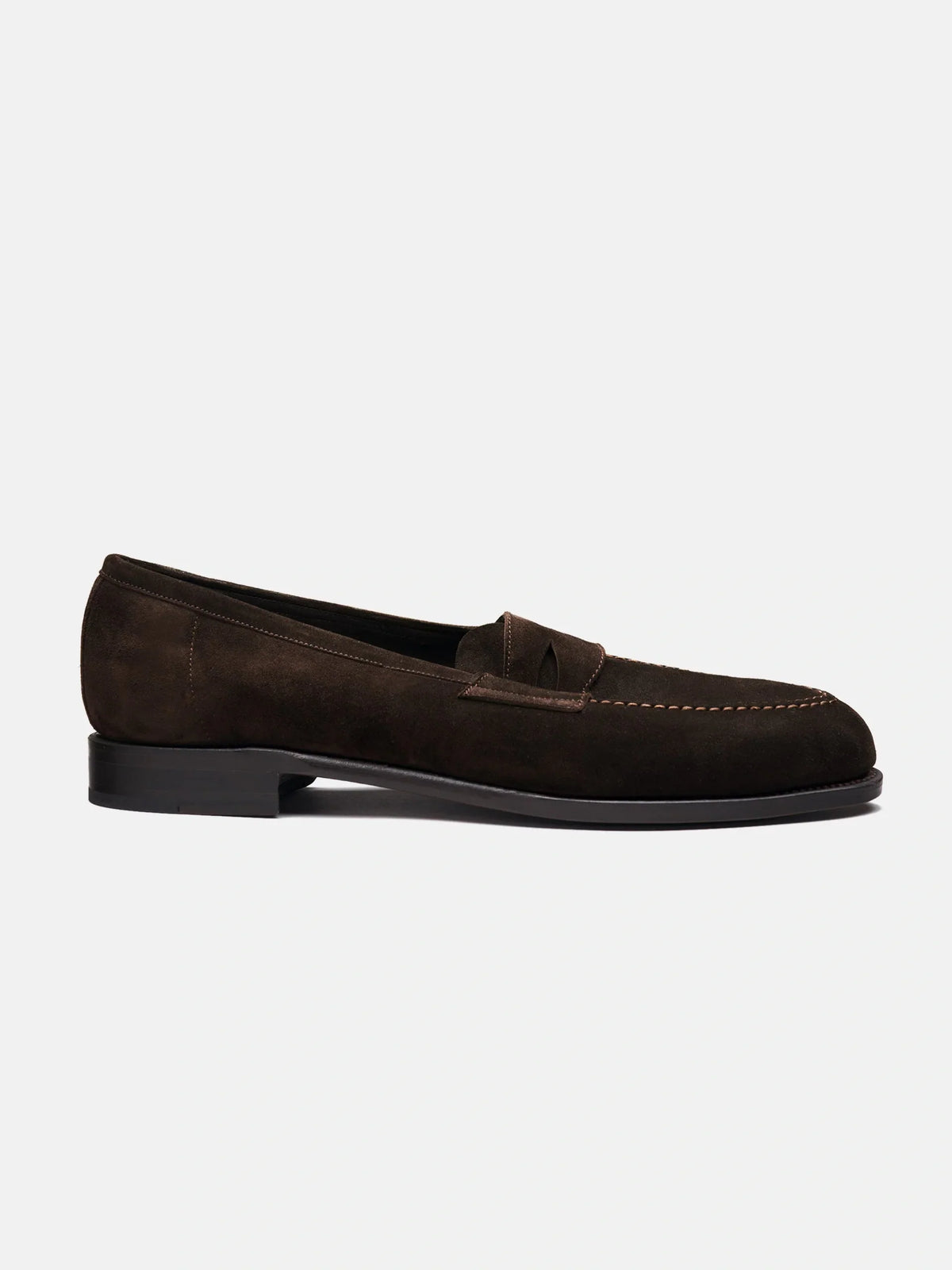 The Penny Loafer - Brown Suede - Unlined