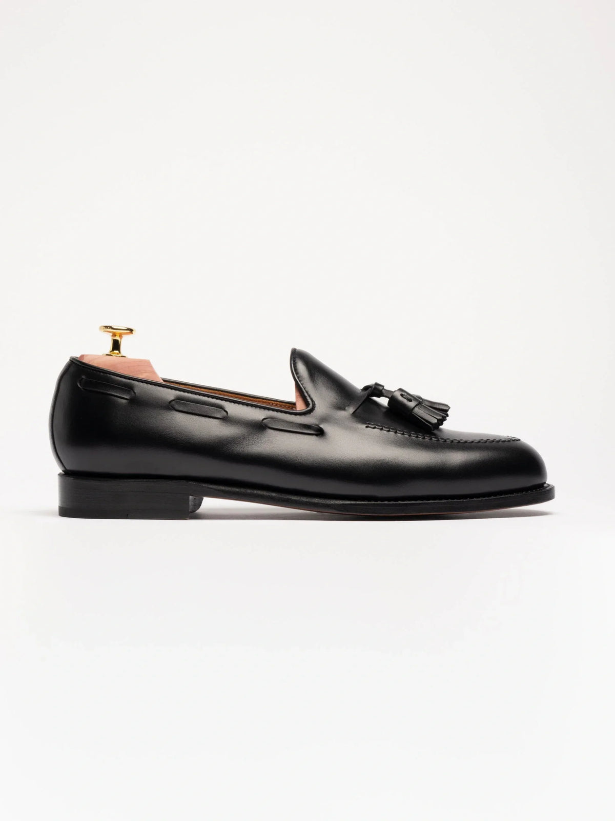 The Tassel Loafer - Black Calf