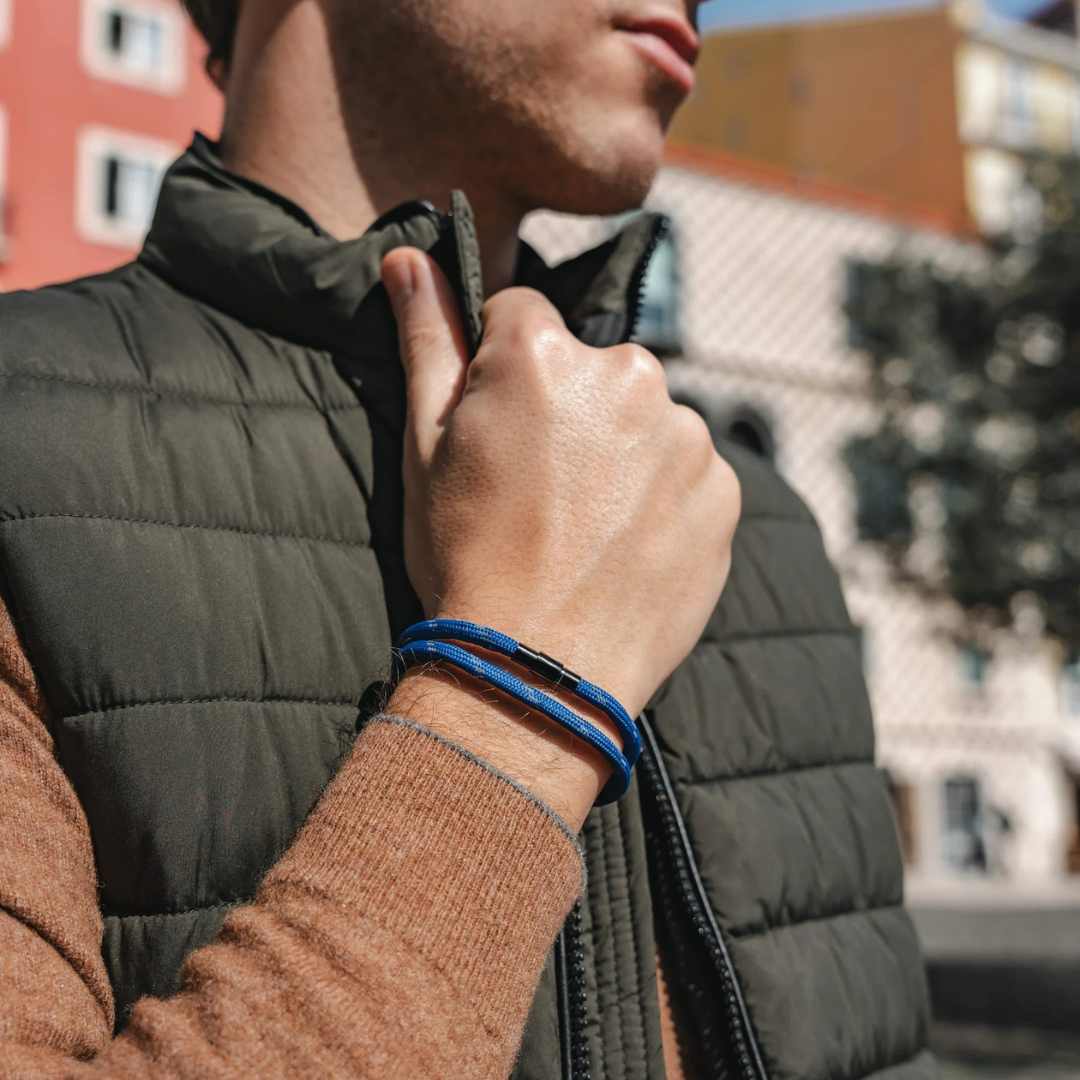 Reef Dark Blue men's bracelet – Rivo Coast