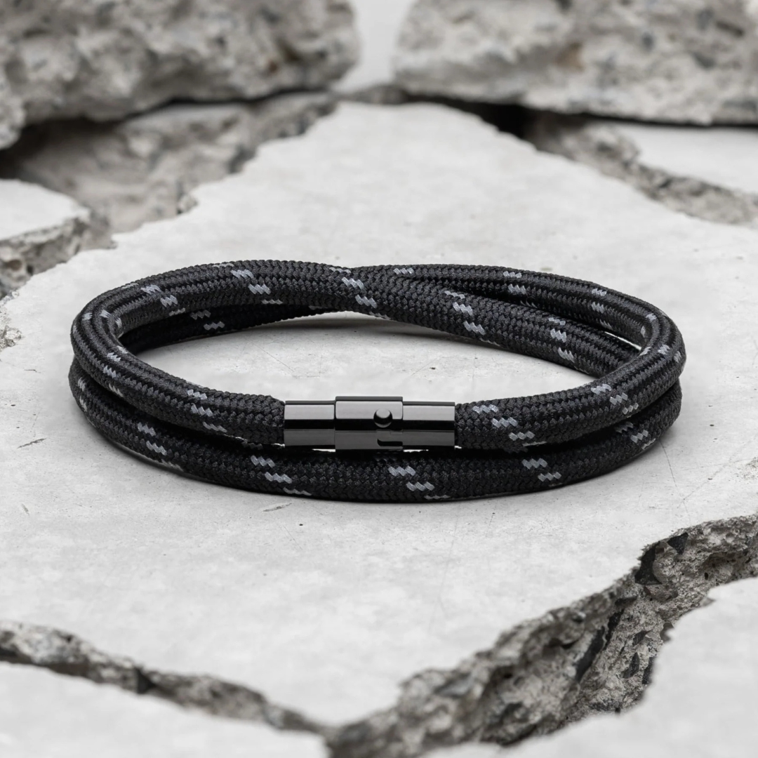 Reef Black men's bracelet – Rivo Coast